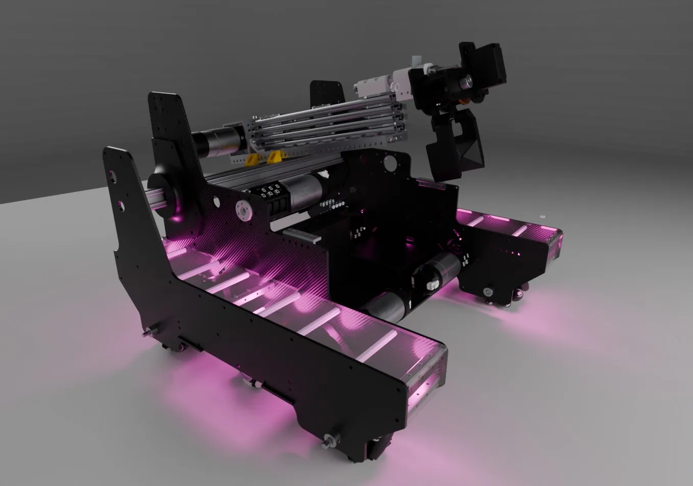Render of HawkBot V2 robot